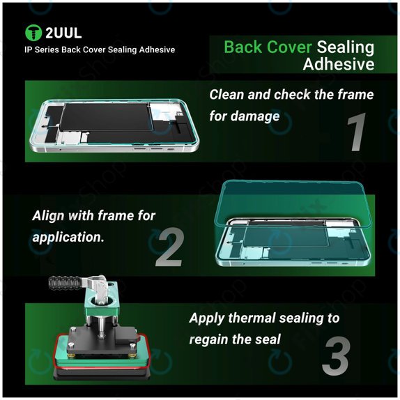 Adesivo sigillante vetro posteriore per iPhone 15 Pro Max, 2UUL BA15PM