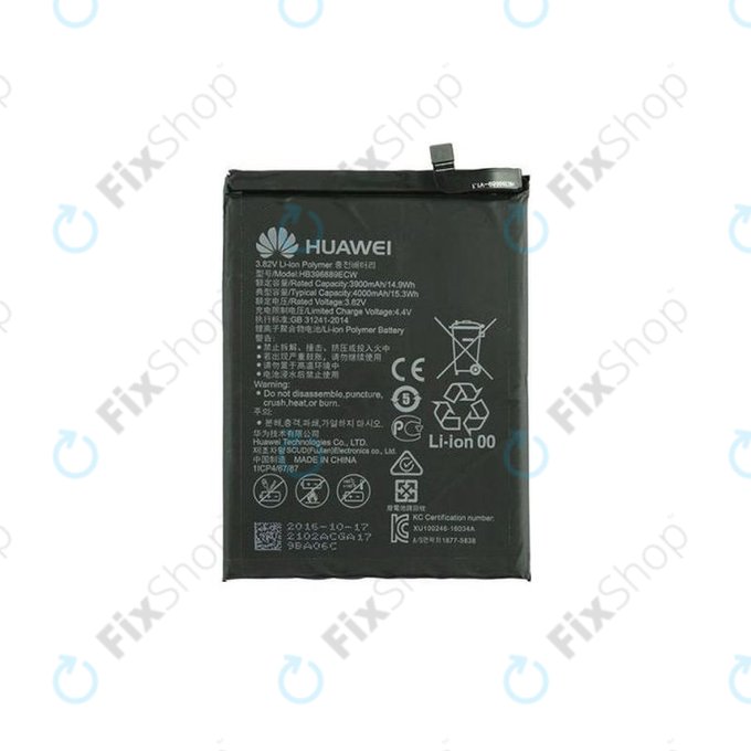 Batteria per Huawei Mate 9 MHA-L09, Mate 9 Pro LON-L29, P40 Lite E, HB396689ECW, 24022291, 24022102, 4000mAh, Genuine Service Pack
