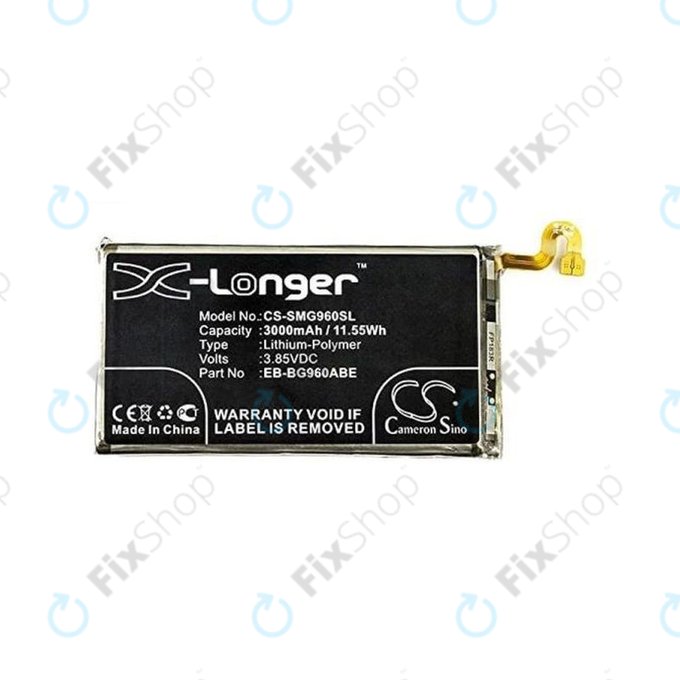 Batteria per Samsung S9 G960F, EB-BG960ABE, 3000mAh, HQ