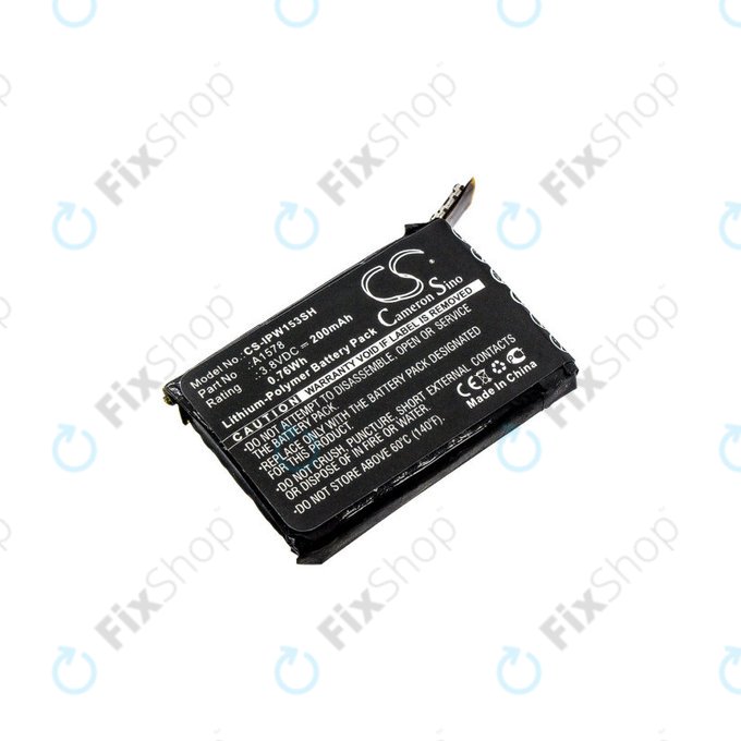 Batteria per Apple Watch 1 38 mm, 200mAh, Li-Pol, 3.8 V, A1578, HQ