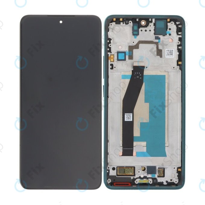 Schermo OLED per Xiaomi 14T 2406APNFAG, Titan Blue, Vetro touch con cornice