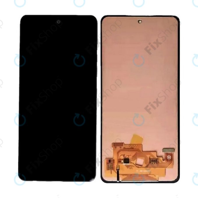 Schermo OLED per Samsung A53 A536B, Vetro touch senza cornice