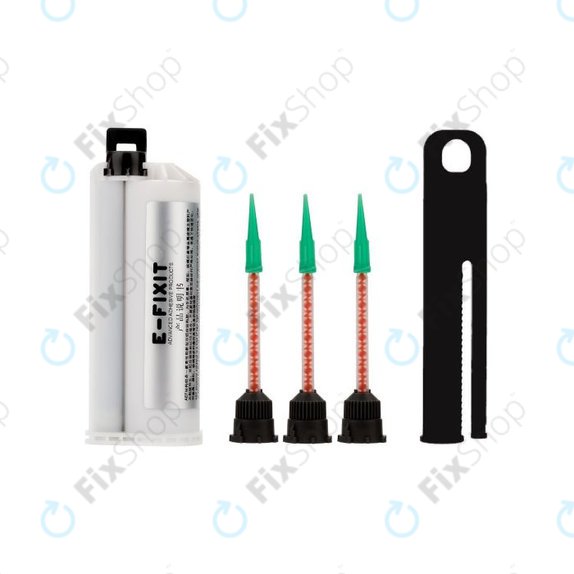 Adesivo universale AB super riparatore AEF con pistola erogatrice, E-Fixit F14167