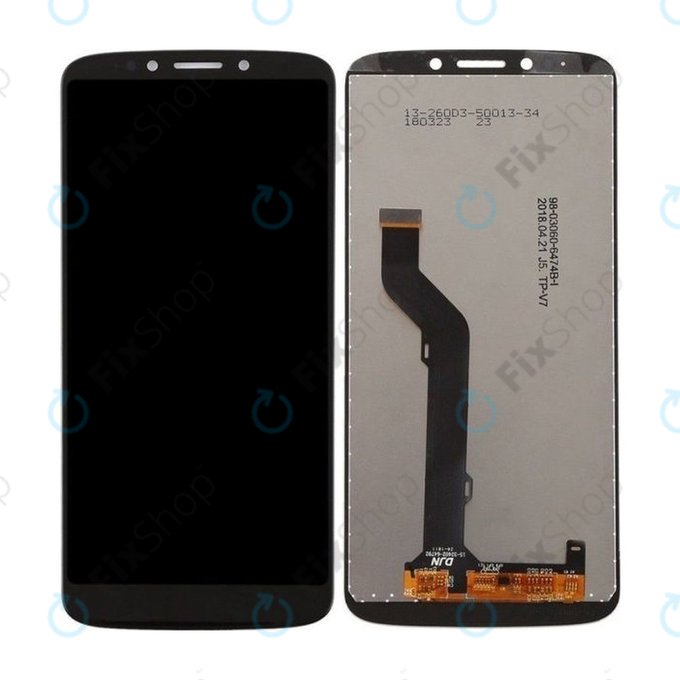 Schermo LCD per MotGoldla Moto E5 Plus XT1924, Black, Vetro touch senza cornice