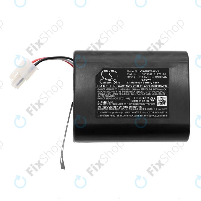 Batteria per Miele Scout RX2, RX3 10559142, Li-Ion, 5200mAh, 14.8V, HQ