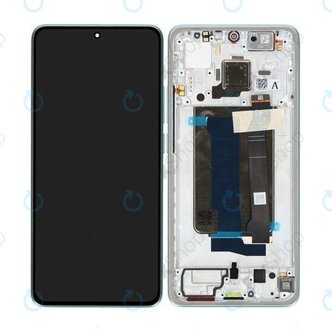 Schermo OLED per Xiaomi Poco X7 Pro 2412DPC0AG, Green, Vetro touch con cornice