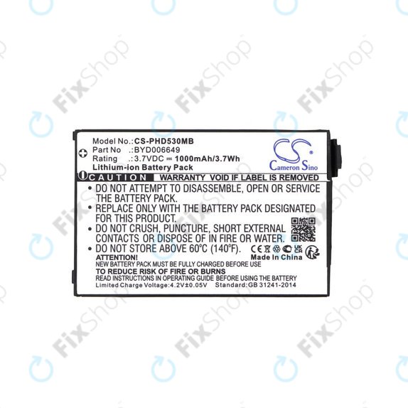 Batteria per Philips Avent Eco SCD535 DECT, BYD001743, Li-Ion, 1000mAh, 3.7V, HQ