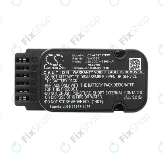 Batteria per Worx Landroid WG790, WG796, L1500, L2000, WA3225, Li-Ion, 2500mAh, 28V, HQ