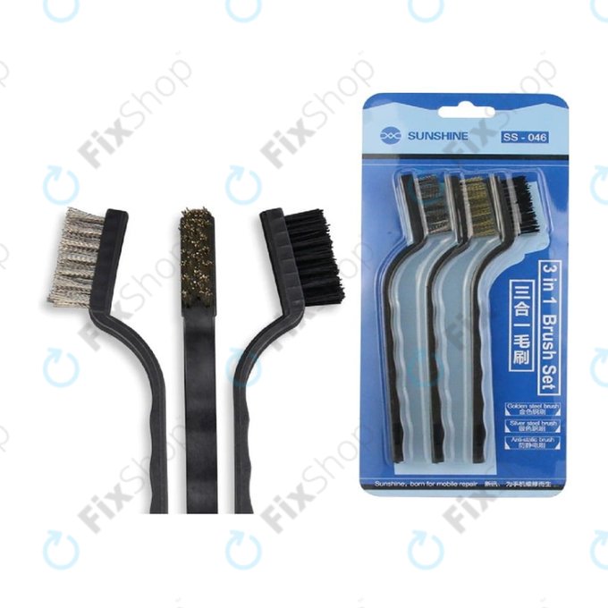 Set di spazzole 3in1, Sunshine SS-046