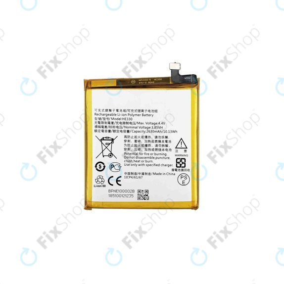 Batteria per Nokia 3, 3 Dual, HE330, 2630mAh