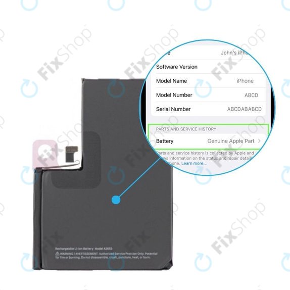 Batteria per iPhone 13 Pro Max, 661-22294, 4352mAh, Genuine Apple