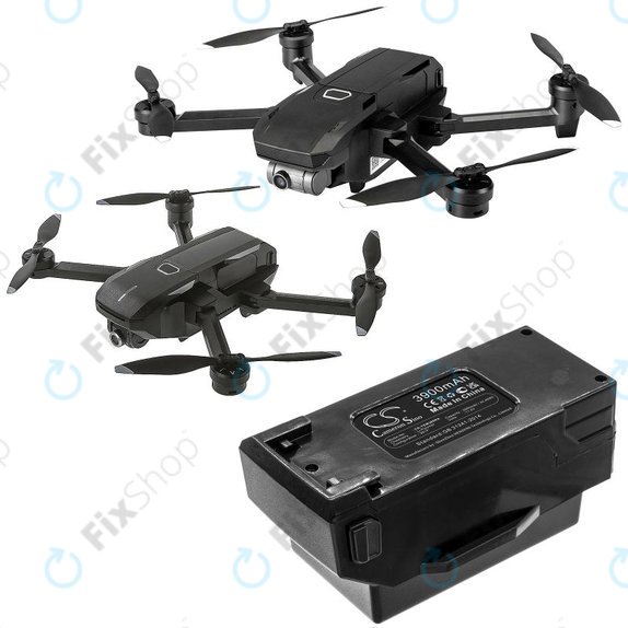 Batteria per Yuneec Mantis G, Q, YUNB3S2800, Li-Pol, 3900mAh, 11.4V, HQ