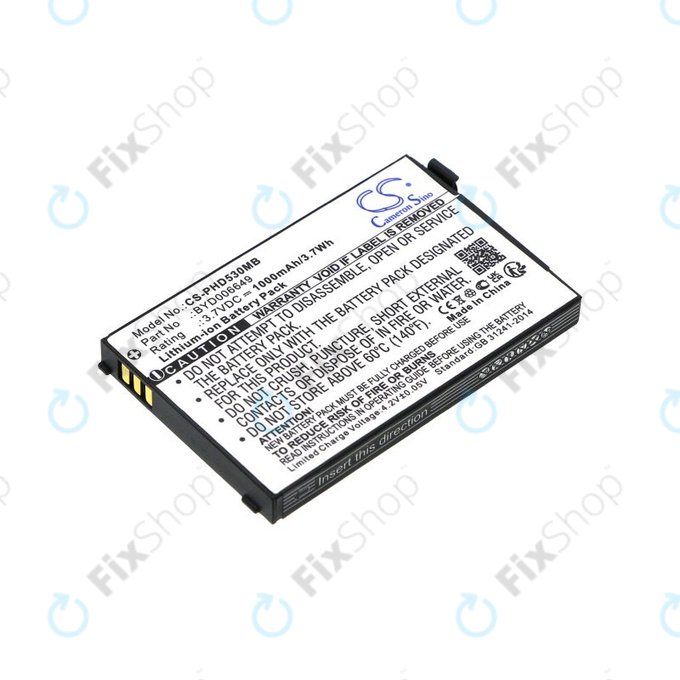 Batteria per Philips Avent Eco SCD535 DECT, BYD001743, Li-Ion, 1000mAh, 3.7V, HQ