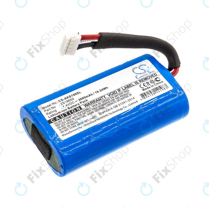 Batteria per Anker Soundcore Boost, 2S18650, Li-Ion, 2600mAh, 7.4V, HQ