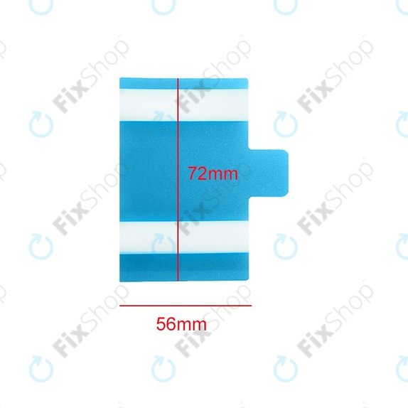 Adesivo universale sotto batteria, 56 x 72mm