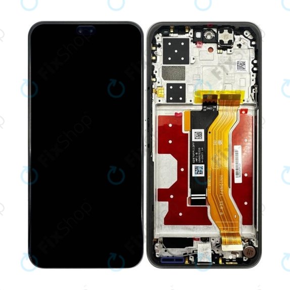 Schermo per Honor 400 Pro, Lunar Grey, Vetro touch con cornice, 0235APLD, Genuine Service Pack