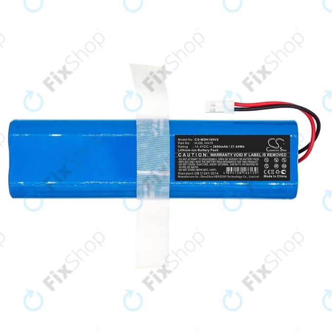 Batteria per Tesla RoboStar-seriess, Medion MD-seriess, HJ08, HA15, Li-Ion, 2600mAh, 14.4V, HQ