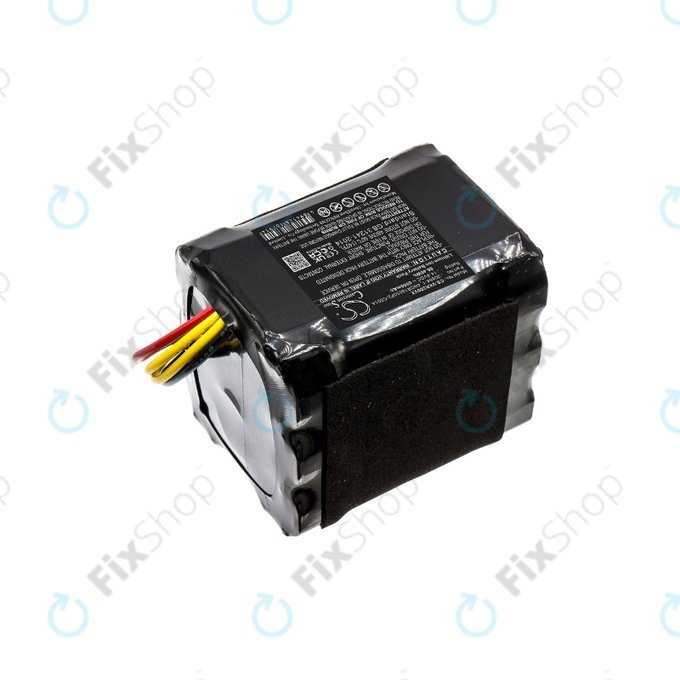 Batteria per Vorwerk Kobold VR200, 20884-1, 4NCR18650P2-C001A, Li-Ion, 6000mAh, 14.4V, HQ
