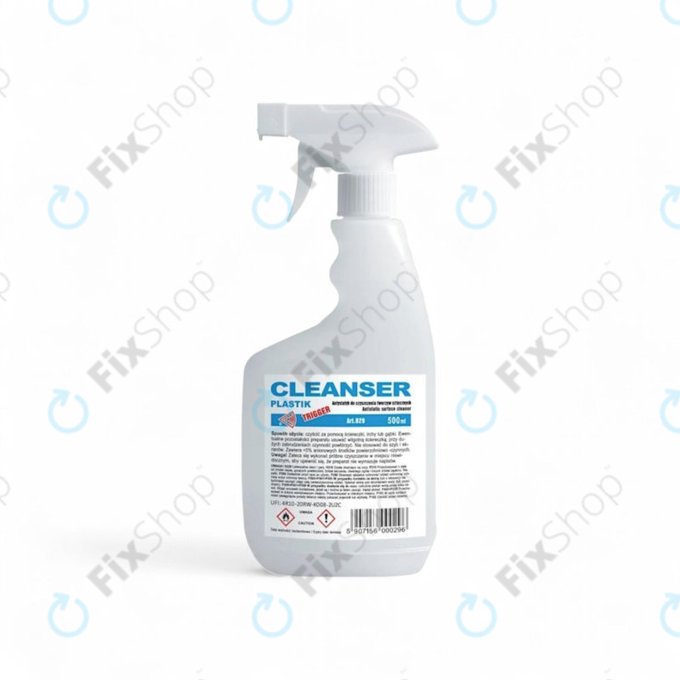 Detergente per superfici in plastica, 500 ml, Trigger