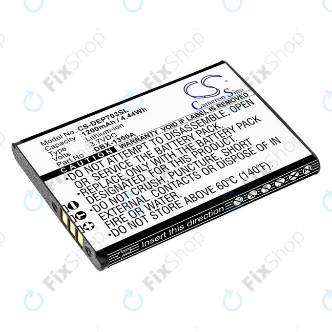 Batteria per Doro 7030, 7031, DFC-0270, 7080, DBX-1350A, Li-Ion, 3.7V, 1200mAh, HQ