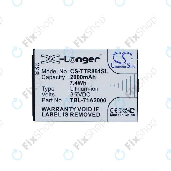 Batteria per TP-Link M5000, M7000-seriess, TL-M5350, TL-M7300, TL-TR761, TL-TR861, TBL-71A2000, 2000mAh, HQ