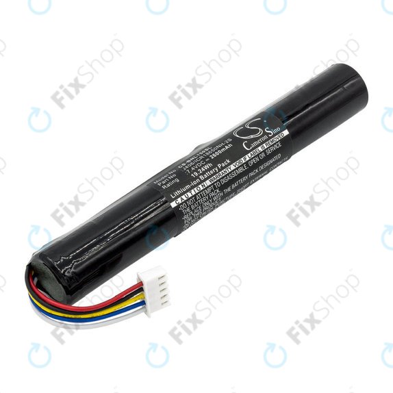 Batteria per Bang & Olufsen Beolit 15, 17, Beoplay A2, J406/ICR18650NH-2S, Li-Ion, 2600mAh, 7.4V, HQ