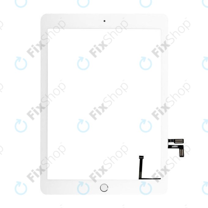 Vetro touch con pulsante Home per iPad (5th Gen 2017), Silver