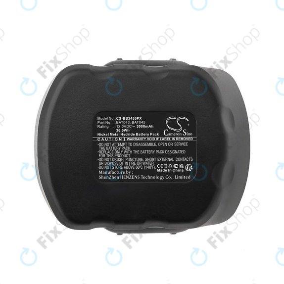 Batteria per Bosch 12V, BAT043, BAT045, 3000mAh