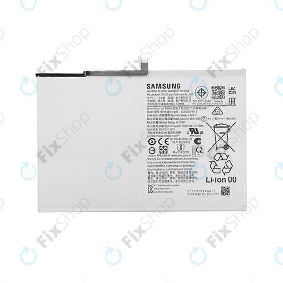 Batteria per Samsung Galaxy Tab A9+ 11" X210, X216B, WT-S-W11, GH81-24467A, 7040mAh, Genuine Service Pack