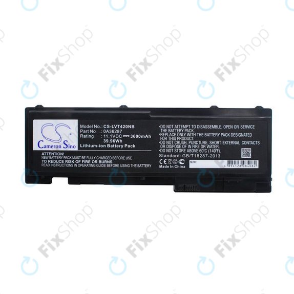 Batteria per Lenovo Thinkpad T420s, T420si, 0A36287, Li-Ion, 3600mAh, 11.1V, HQ