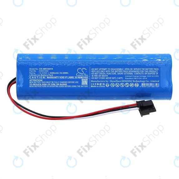 Batteria per Xiaomi Viomi V2 Max, V3, Yeedi Vac 2 Pro, 5465V202, Li-Ion, 4500mAh, 14.4V, HQ