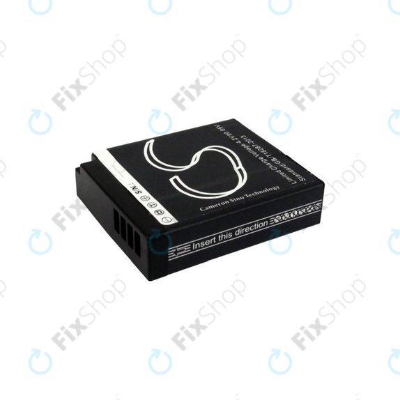 Batteria per Panasonic Lumix DMC, DMW-BLH7, Li-Ion, 600mAh, 7.2V, HQ