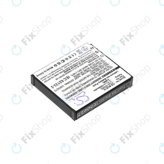 Batteria per Panasonic Lumix DMC, DMW-BCE10, Li-Ion, 1050mAh, 3.7V, HQ