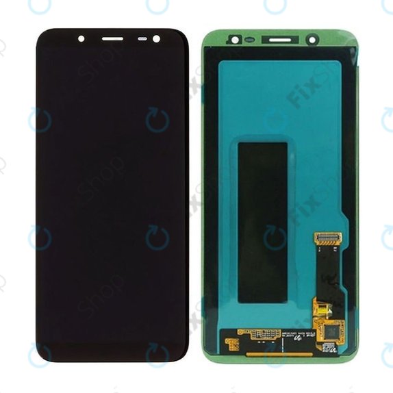 Schermo per Samsung J6 J600F, Vetro touch senza cornice, GH97-21931A, GH97-22048A, Genuine Service Pack
