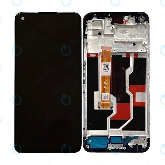 Schermo per Realme 9i RMX3491, Vetro touch con cornice