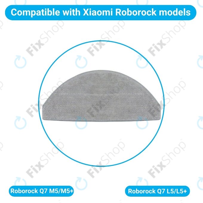 Panno lavapavimenti, 2 pz. per Xiaomi Roborock Q7 M5, Q7 M5+, Q7 L5, Q7 L5+