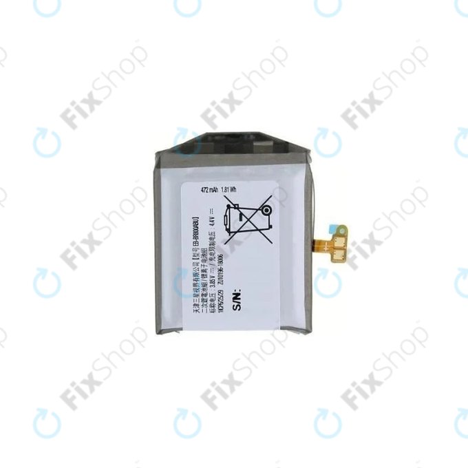 Batteria per Samsung Galaxy Watch 46mm R800, 472mAh, EB-BR800ABU, GH43-04855A, Genuine Service Pack
