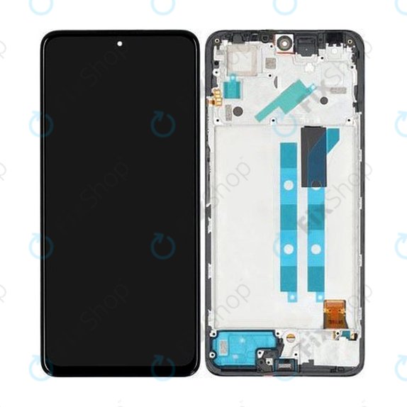 Schermo per Xiaomi Redmi Note 11 Pro 4G, 5G, Graphite Grey, Vetro touch con cornice, 5600010K6S00, 5600010K6T00, Genuine Service Pack