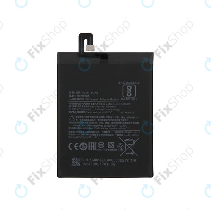 Batteria per Xiaomi Pocophone F1, BM4E, 4000mAh