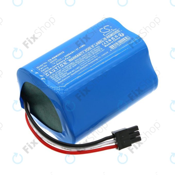 Batteria per Robzone Moppy 2.0, B6006, Li-Ion, 2600mAh, 14.4V, HQ