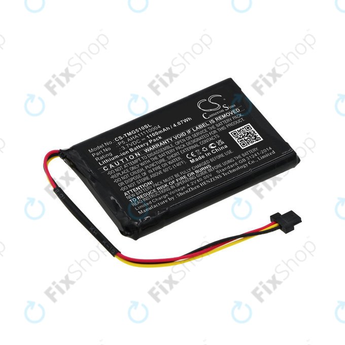 Batteria per TomTom Go 510, AHA11110004, Li-Ion, 1100mAh, 3.7V, HQ