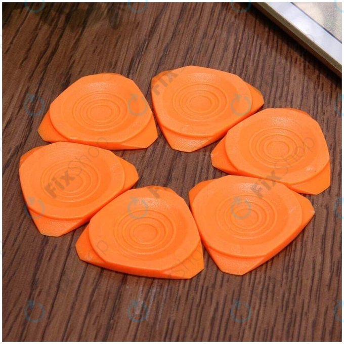 Pletrino per smontaggio 0.71mm con bordi affusolati, Orange, Jakemy Opener