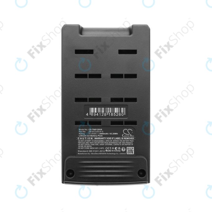 Batteria per Tineco P1, Pure One S12 ZB1873-6S1P-0, Li-Ion, 2000mAh, 21.6V, HQ