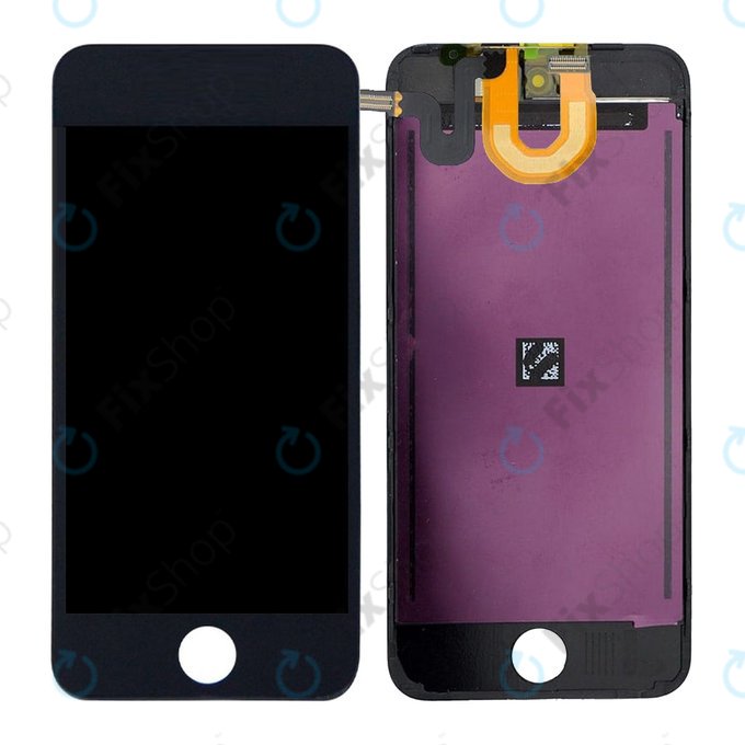 Schermo LCD per iPod Touch (5th Gen, 6th Gen, 7th Gen), Black, Vetro touch con cornice