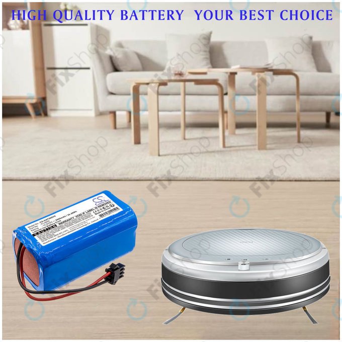 Batteria per Eufy Robovac 11, Haier TAB T550 Haier TAB560 FL2600, Li-Ion, 2600mAh, 14.8V, HQ