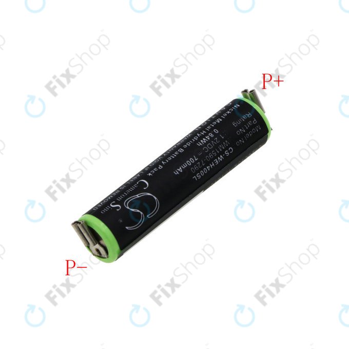 Batteria per Wella Bella, Chromini, Super, Contura HS61, WM1590-7290, Ni-MH, 700mAh, 1.2V, HQ