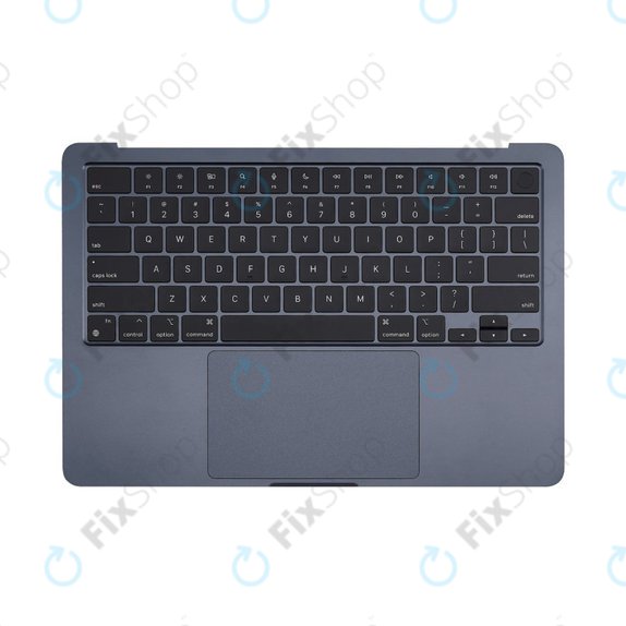 Top case con tastiera US e batteria per MacBook Air 13", A3113 (2024), Midnight, 661-40230, Genuine Apple