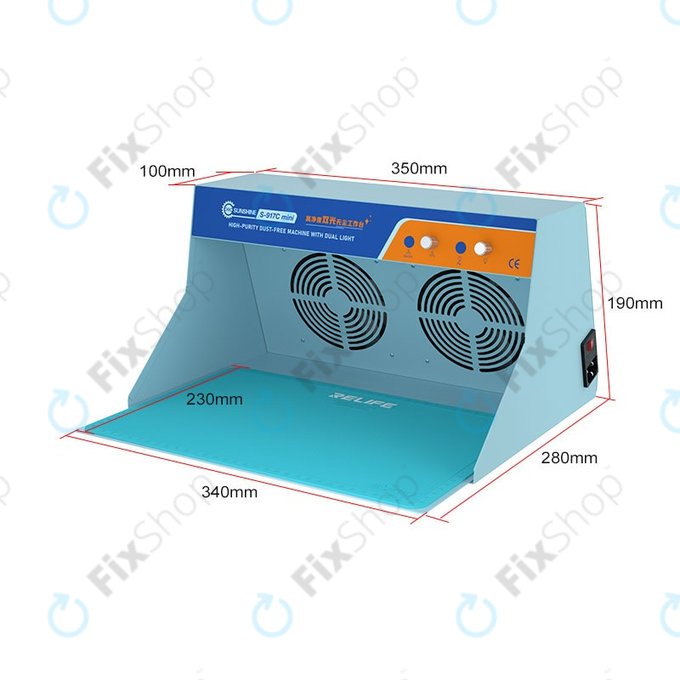Banco da lavGold antipolvere per riparazioni, Sunshine SS-917C Mini
