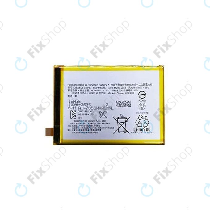 Batteria per Sony Xperia Z5 Premium E6853, Dual E6883, LIS1605ERPC, 3430mAh