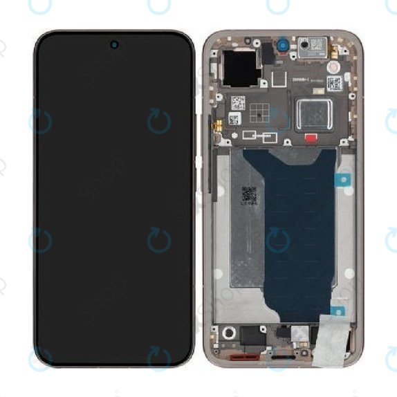 Schermo per Xiaomi 15T Pro 5G, Mocha Gold, Vetro touch con cornice, 5600060O12U00, Genuine Service Pack